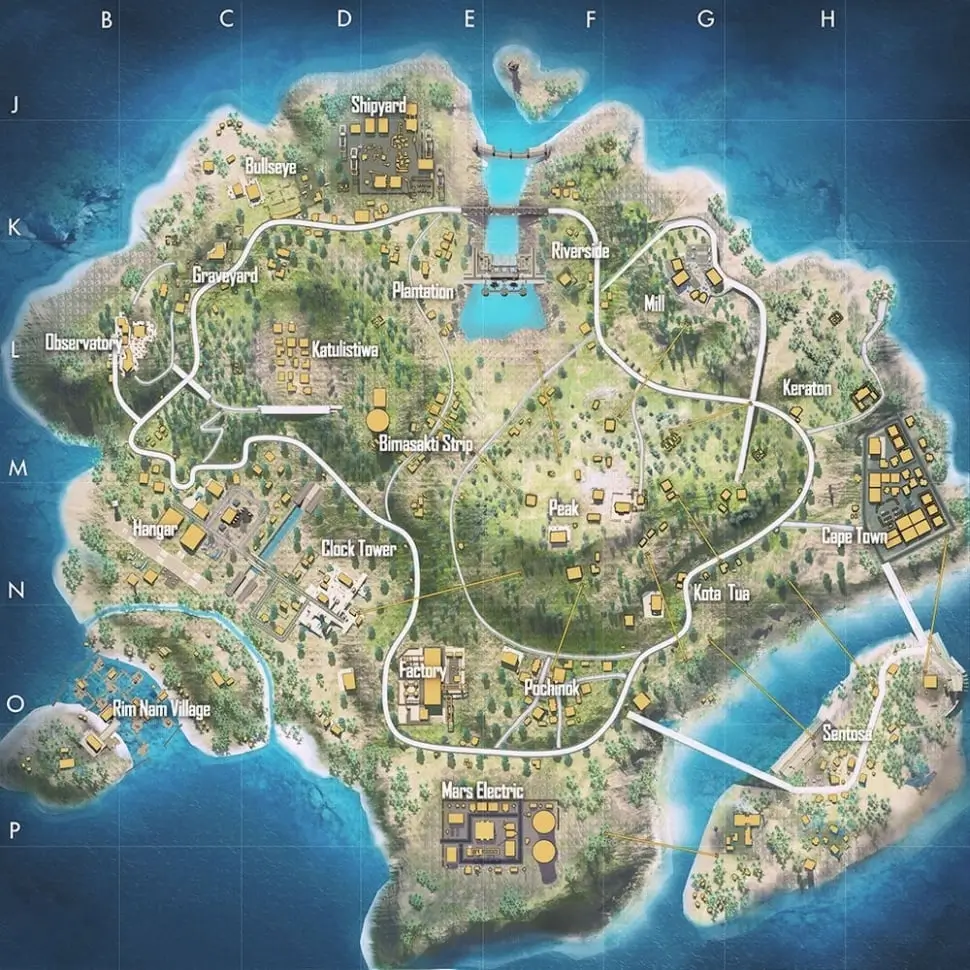 map bermuda ff HD