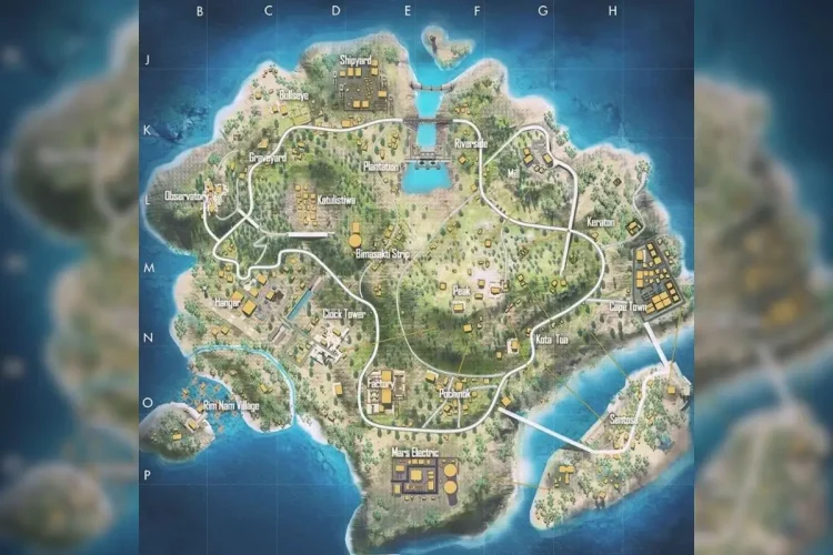 map bermuda ff terbaru HD